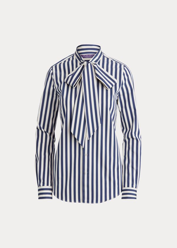 Camisa Ralph Lauren Alejandra Striped Mulher 17469-PZFN